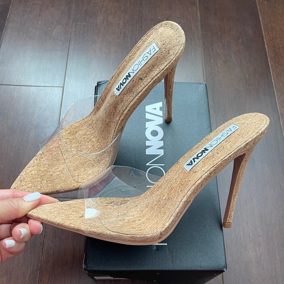 Heel slide with cork - Picture 2 of 6